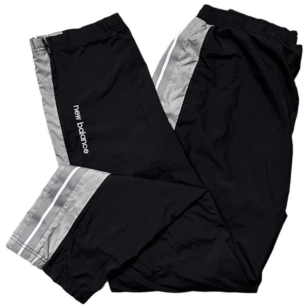 Vintage New Balance Black Lined Wind Track Sweatpants